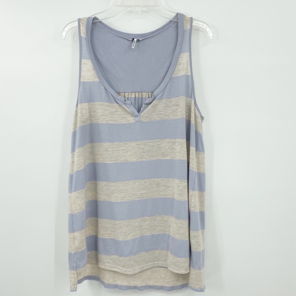 Splendid Striped Tank High Low Hem Size Small